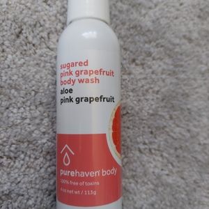 Pure haven sugared pink grapefruit body wash